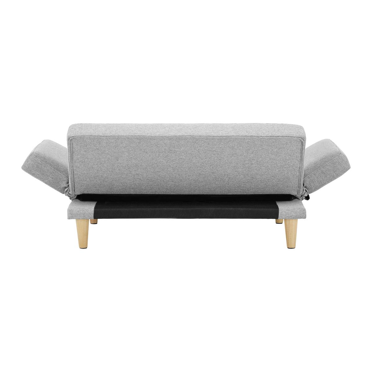 SOFA Z FUNKCJĄ SPANIA JOLA - kolor naturalny/jasnoszary, Modern, tkanina/drewno (131/64/73cm) - Bessagi Home