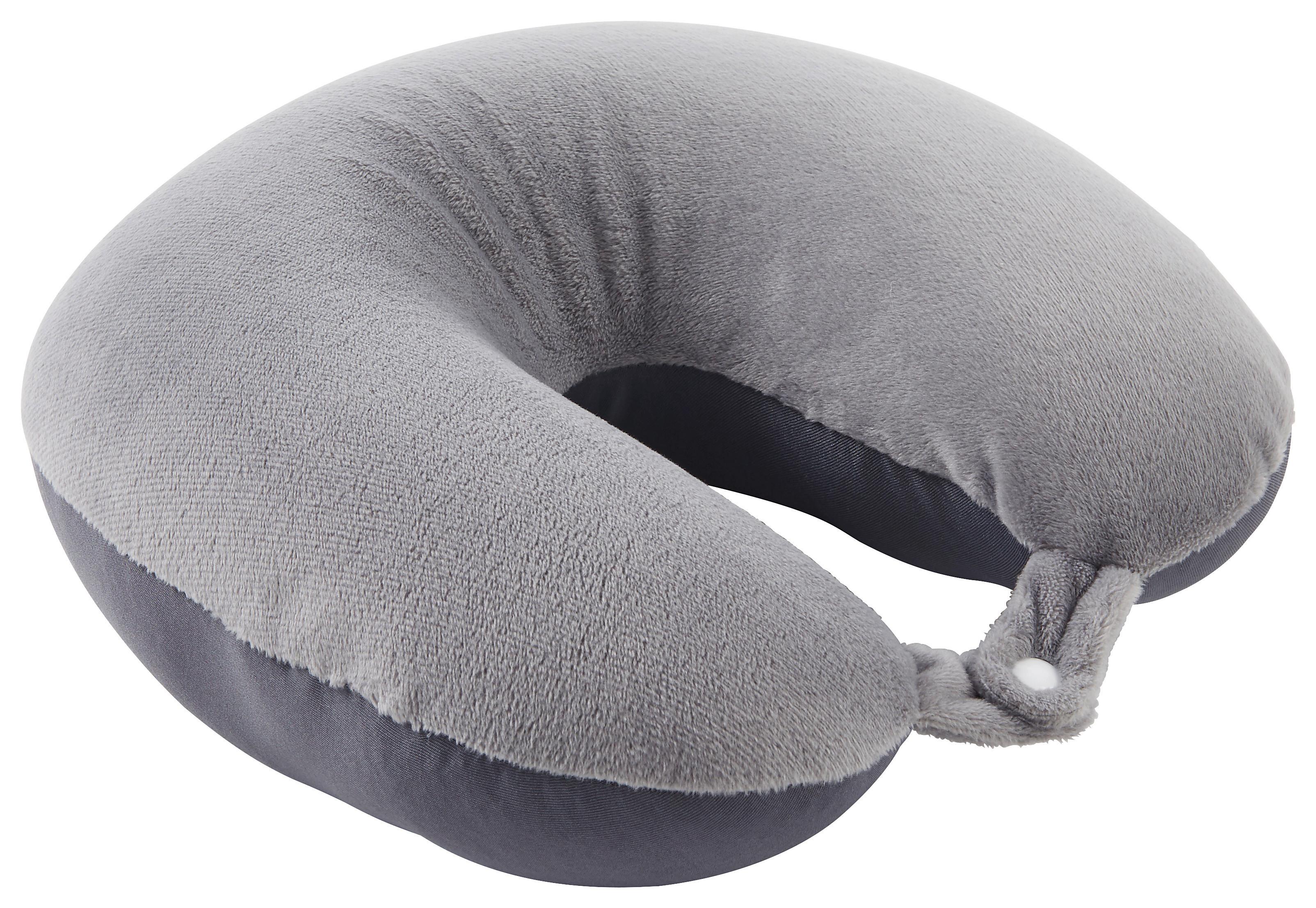 Pernă de călătorie pentru găt PEDRO -EXT- -KMA- - albastru/roșu, textil (30/30cm) - Modern Living