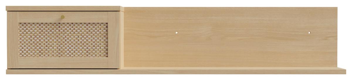 Wandboard Calasetta Eichefarben/Beige - Eichefarben/Beige, Natur, Holzwerkstoff (150/30,6/30,5cm) - Premium Living