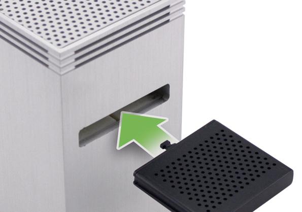 Lufterfrischer Pure Silber inkl. 3 Duftkapseln - Silberfarben, Basics, Metall (20/12,2/22,9cm) - Trisa Electronics