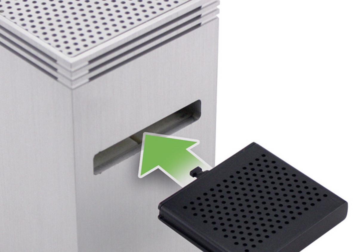 Lufterfrischer Pure Silber inkl. 3 Duftkapseln - Silberfarben, Basics, Metall (20/12,2/22,9cm) - Trisa Electronics