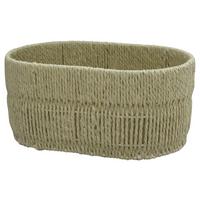 Kosár Lavel Oval - S - natúr színű, Konventionell, fém/papír (31/14/20cm) - Mömax