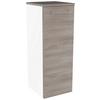 Midischrank "Lima" , esche - Chromfarben/Eschefarben, MODERN, Glas/Holzwerkstoff (30,5/81/32cm) - MID.YOU