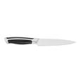 Allzweckmesser Christian mit glatter Schneide - Edelstahlfarben/Schwarz, MODERN, Kunststoff/Metall (22,5cm) - MÖMAX modern living