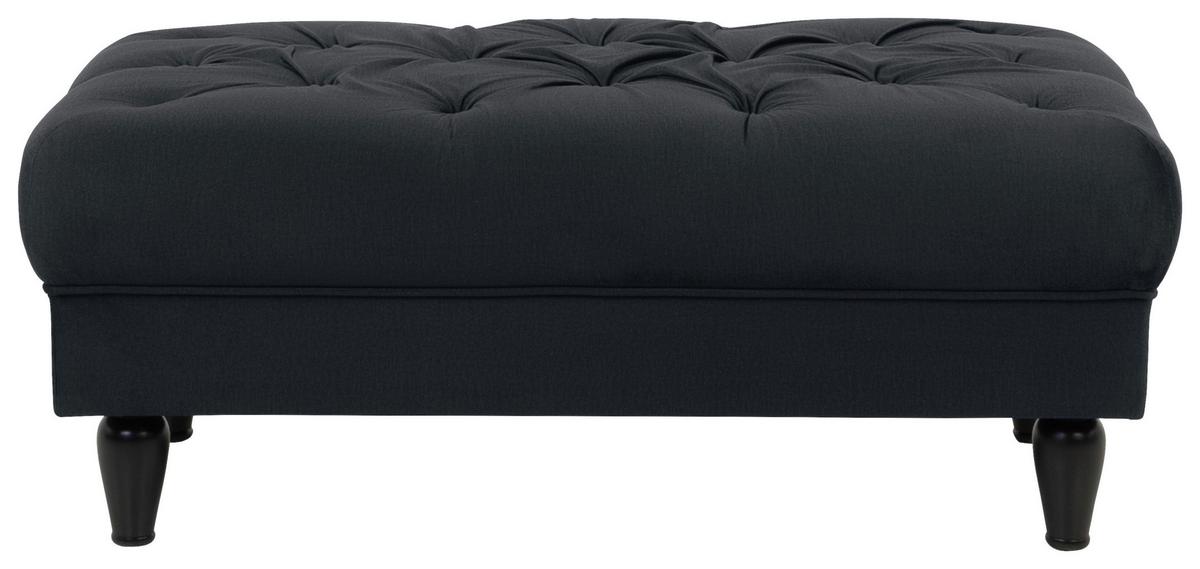 Tabure Cupido - crna/antracit, Design, tekstil/drvo (110/44/56cm) - Mömax