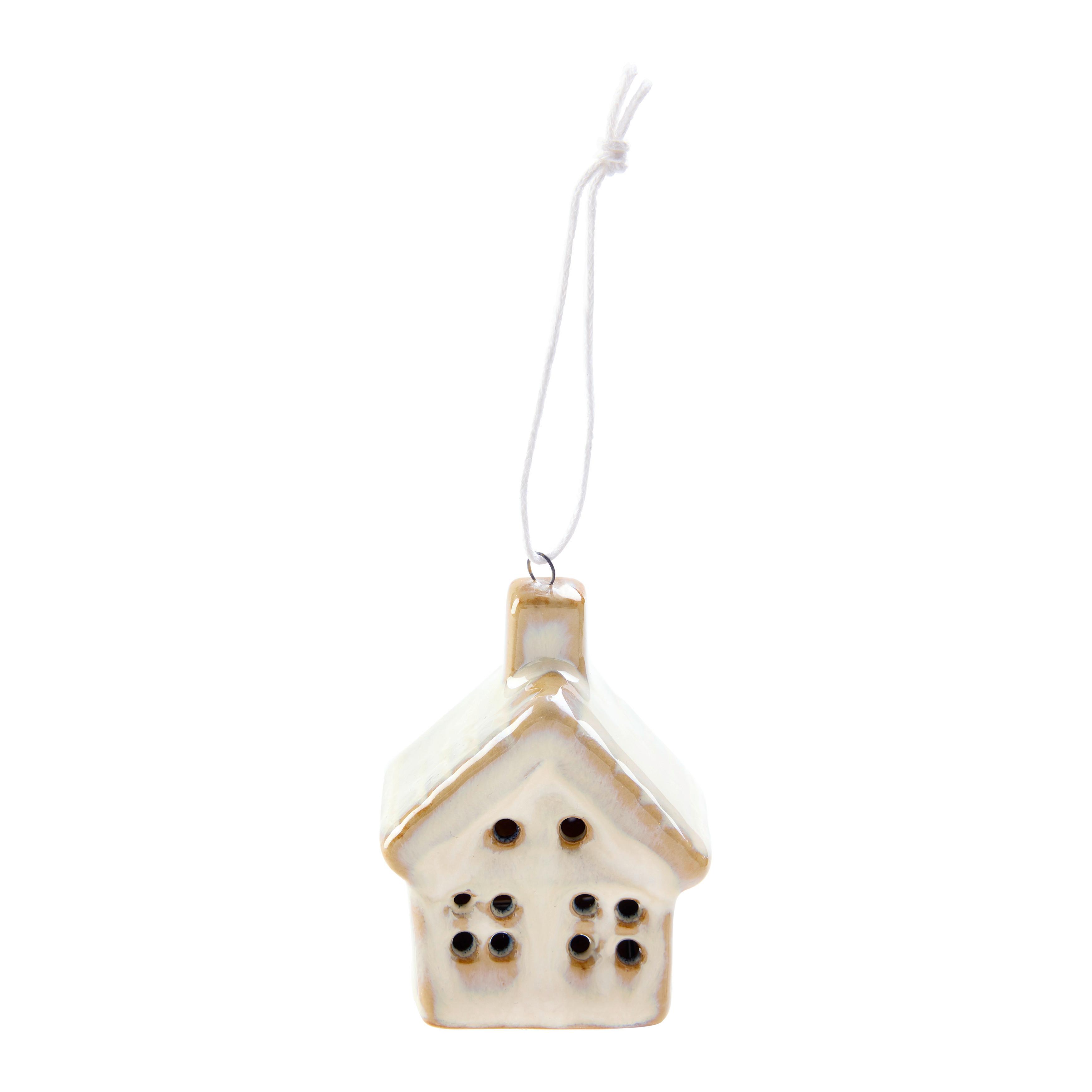 Dekohänger Homie Creme - Creme, KONVENTIONELL, Keramik/Textil (5/6,3/3,8cm) - Mömax