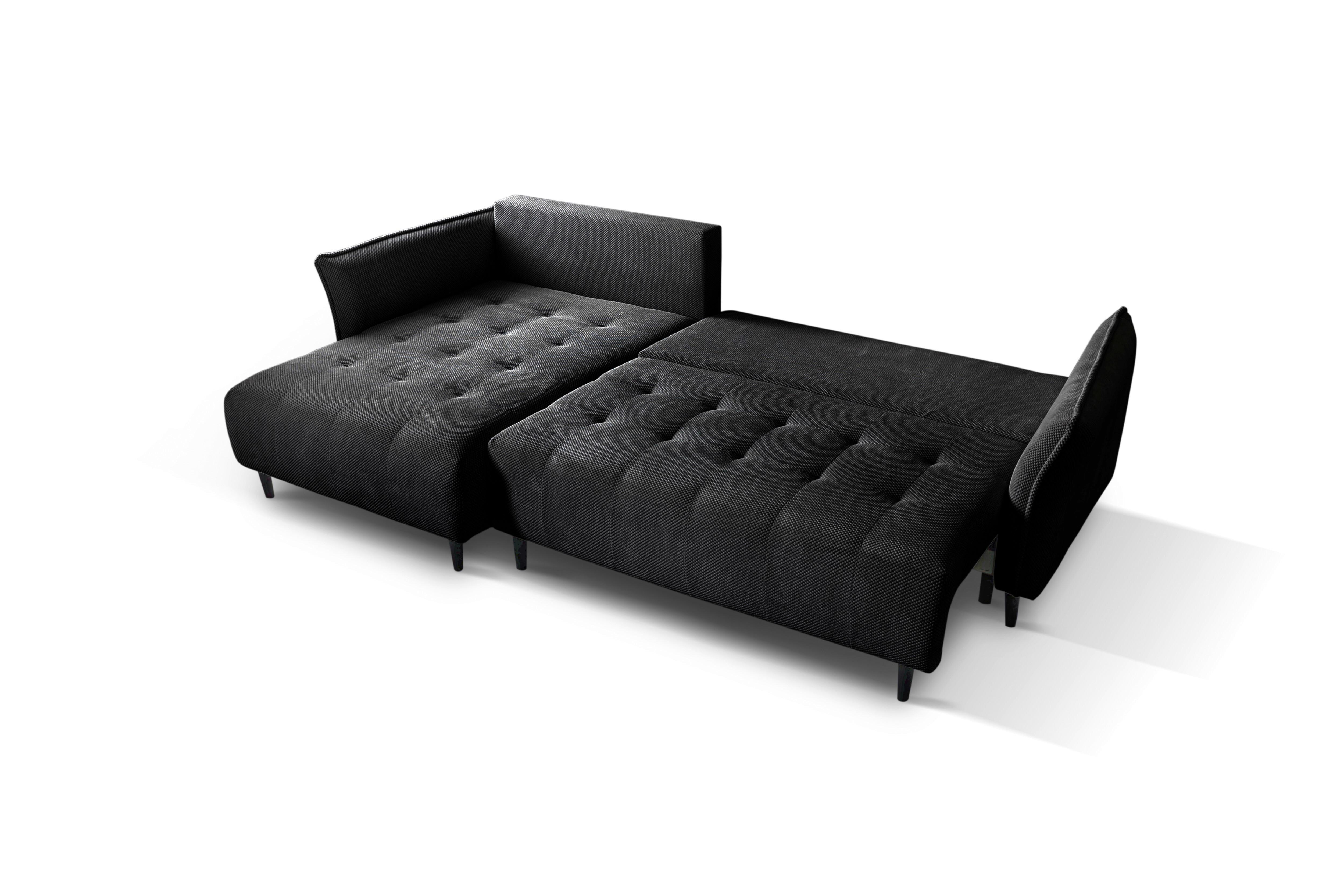 Coltar MONTE CARLO - negru, Trend, textil (160/290cm) - Modern Living