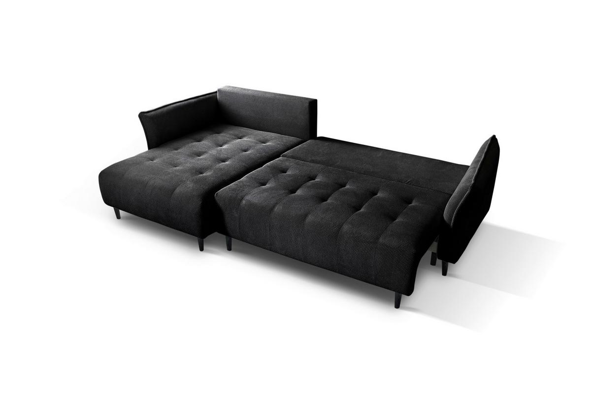 Coltar MONTE CARLO - negru, Trend, textil (160/290cm) - Modern Living