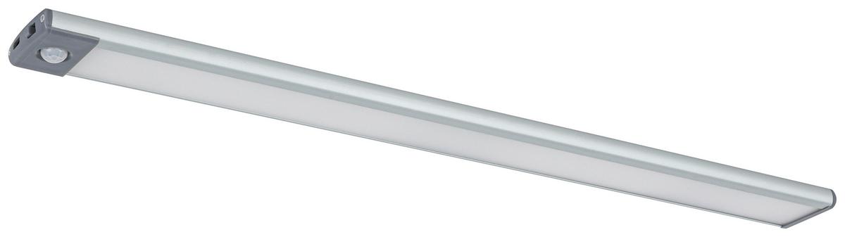 Unterbauleuchte Unti max. 4,5 Watt - Silberfarben/Grau, MODERN, Kunststoff/Metall (46/4/1cm) - Mömax