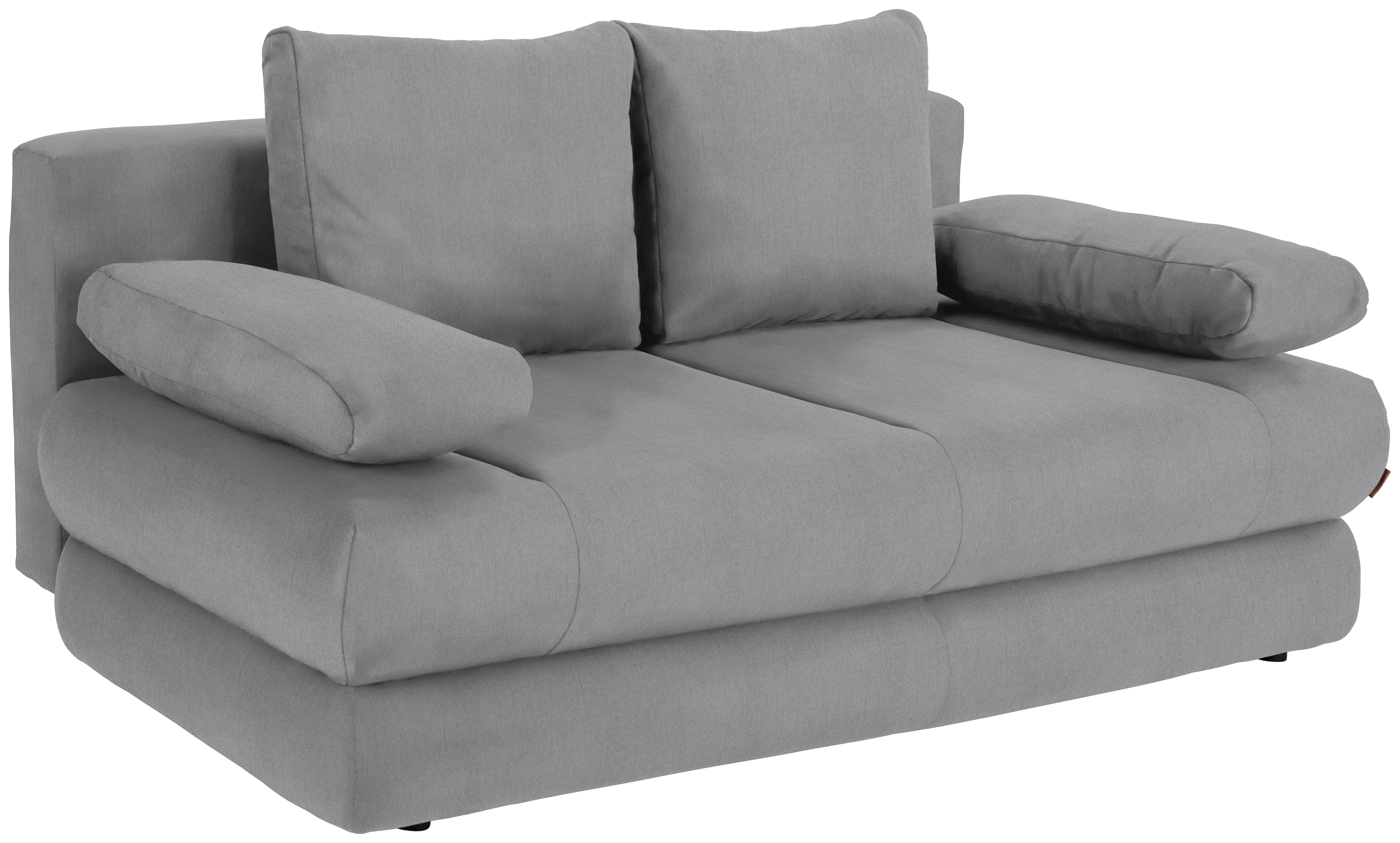 Canapea extensibilă Clipso - gri, Basics, textil (212/93/90cm) - Ondega