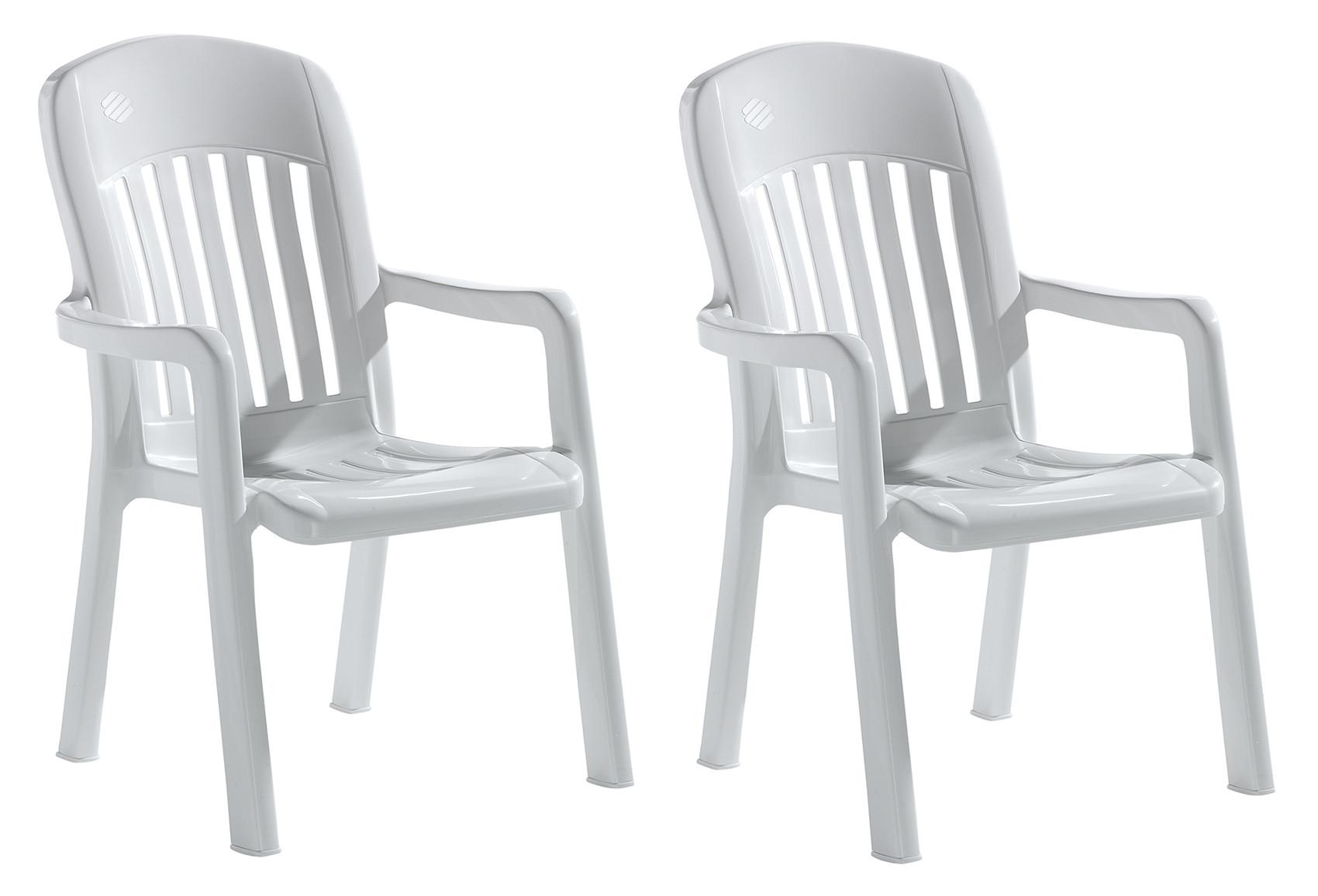 STAPELSESSEL L56156 - Weiß, KONVENTIONELL, Kunststoff (64/96/70cm) - Sieger