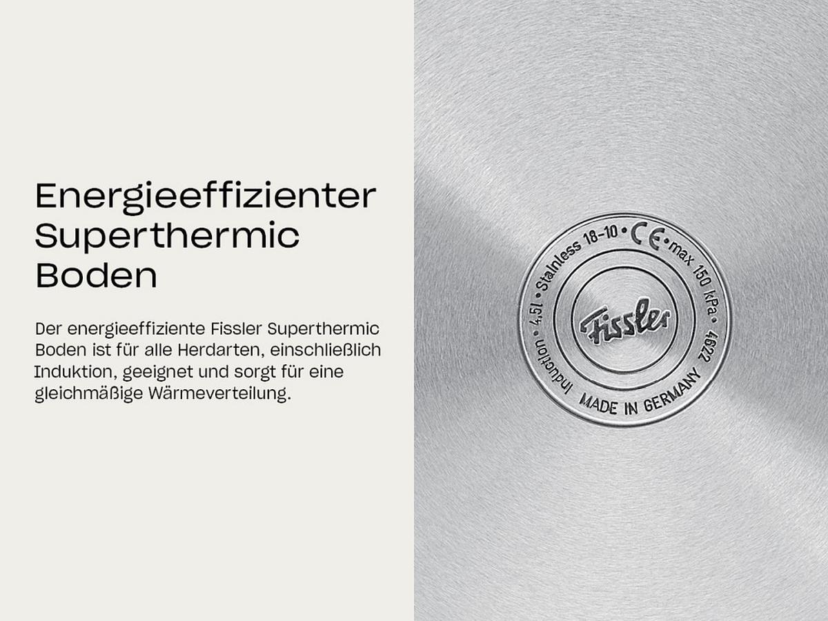 SZYBKOWAR 600-410-03-000/0 FISSLER - kolor srebrny, Basics, metal (22cm) - Fissler