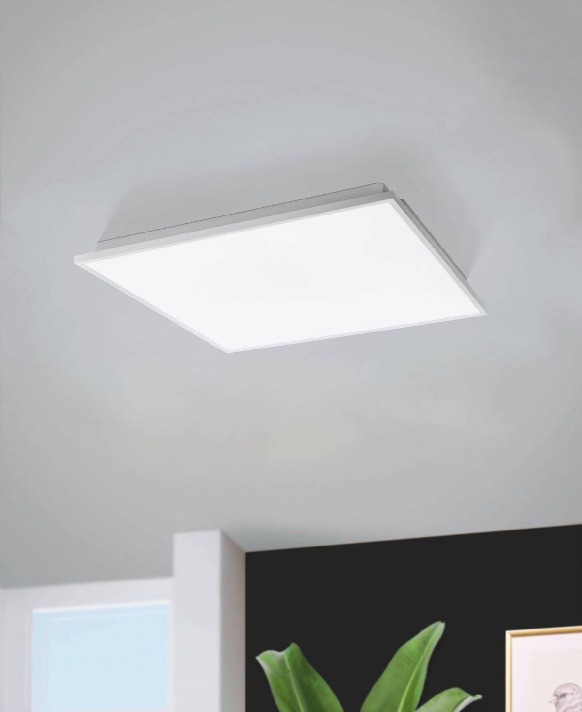 Led-paneel 99639* Herrora-Z - Weiss, Basics, Kunststoff/Metall (45/45/4cm) - Eglo