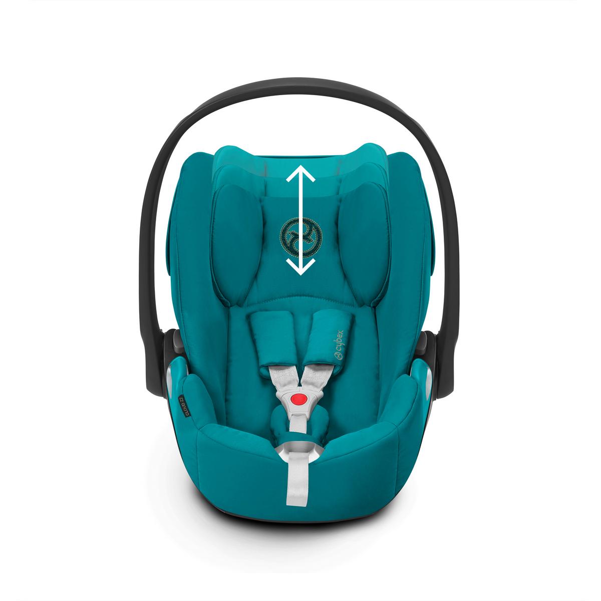 NOSIDEŁKO SAMOCHODOWE 522000660 CLOUD Z2 I-SIZE - turkusowy, Basics, tworzywo sztuczne/tkanina (64,5/44/60cm) - Cybex