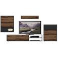 Dnevni Regal Nice - hrast, leseni material (220/180/40cm) - BASED