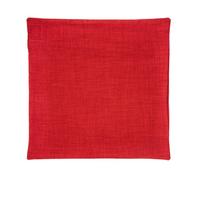 Kissenhülle Leinenoptik, ca. 50x50cm - Rot, Textil (50/50cm) - Modern Living