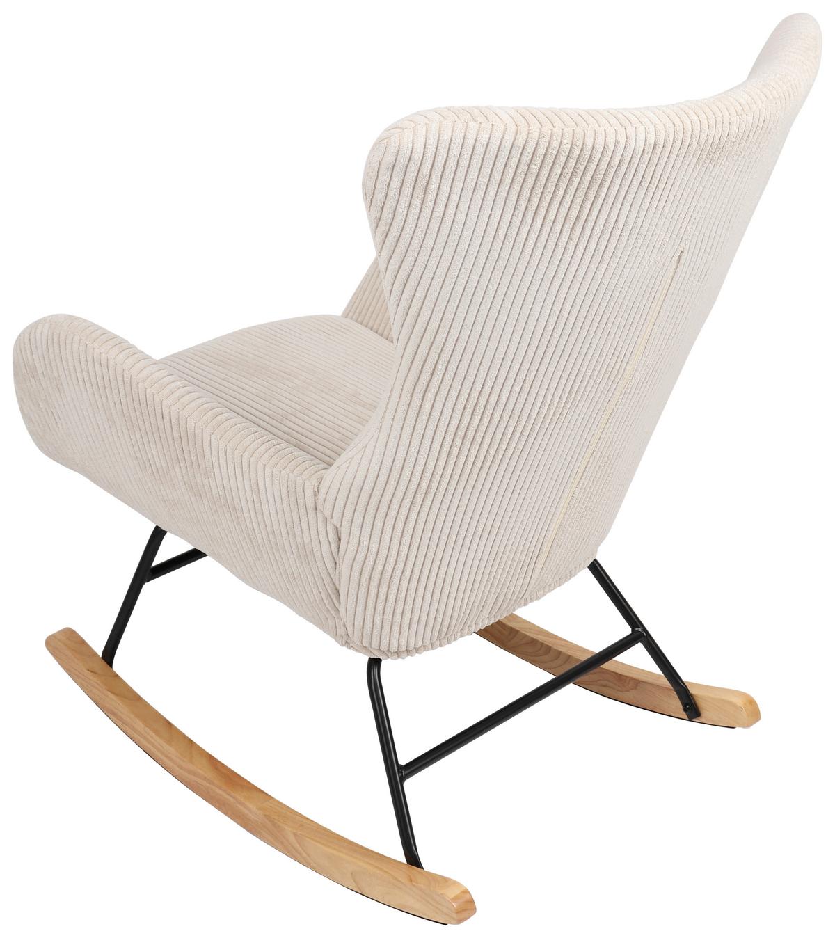 Gugalni Fotelj Granny, Krem Barva - krem barve/naravne barve, Moderno, kovina/tekstil (67/92/85cm)