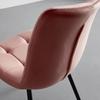 STOL SURI - svart/rosa, Modern, metall/trä (46/87/59cm) - Bessagi Home