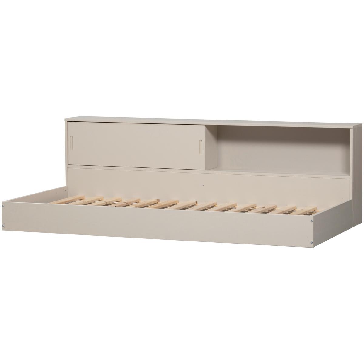 Bodenbett Carter Grau ca. 90x200 cm - Grau, Basics, Holz (90/200cm) - MID.YOU