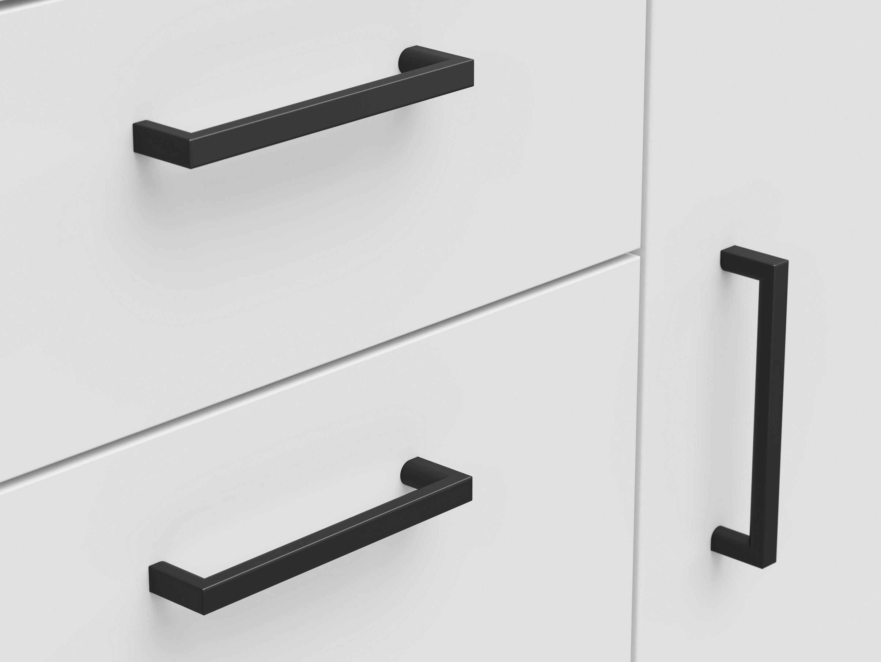 Kommode Multistauraum Weiss - Weiss/Anthrazit, Modern, Holzwerkstoff/Kunststoff (80/83/40cm) - Premium Living