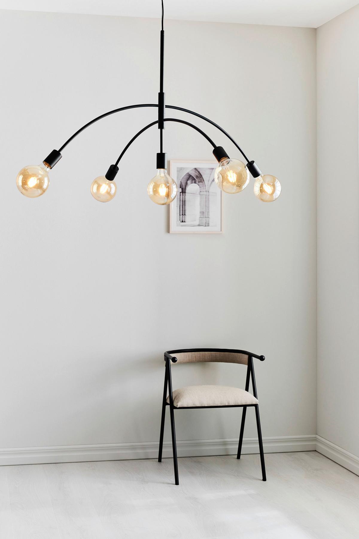 Hängeleuchte Crux Pendant max. 40 Watt - Schwarz, Basics, Metall (104/104/61cm) - Markslöjd