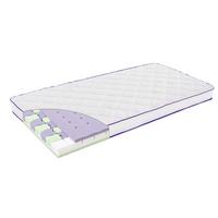 MATERAC DZIECIĘCY T014781 MOTYLKI - fioletowy/biały, Basics, tkanina (120/60/11cm) - Träumeland