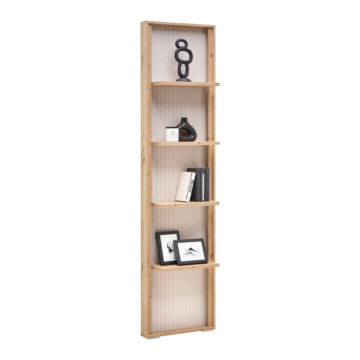 Regal Cremona Kaschmir/Eiche Artisan - Kaschmir/Eiche Artisan, MODERN, Holzwerkstoff/Kunststoff (50/200/20cm) - Premium Living