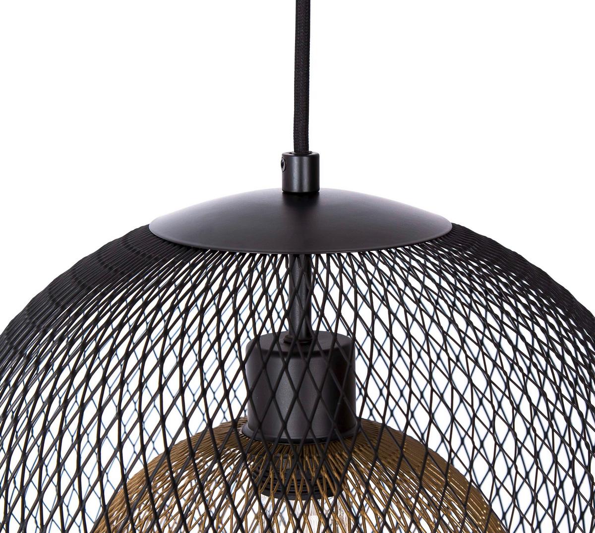 Viseća Svjetiljka Selina - crna, Design, metal (30/150cm) - Globo