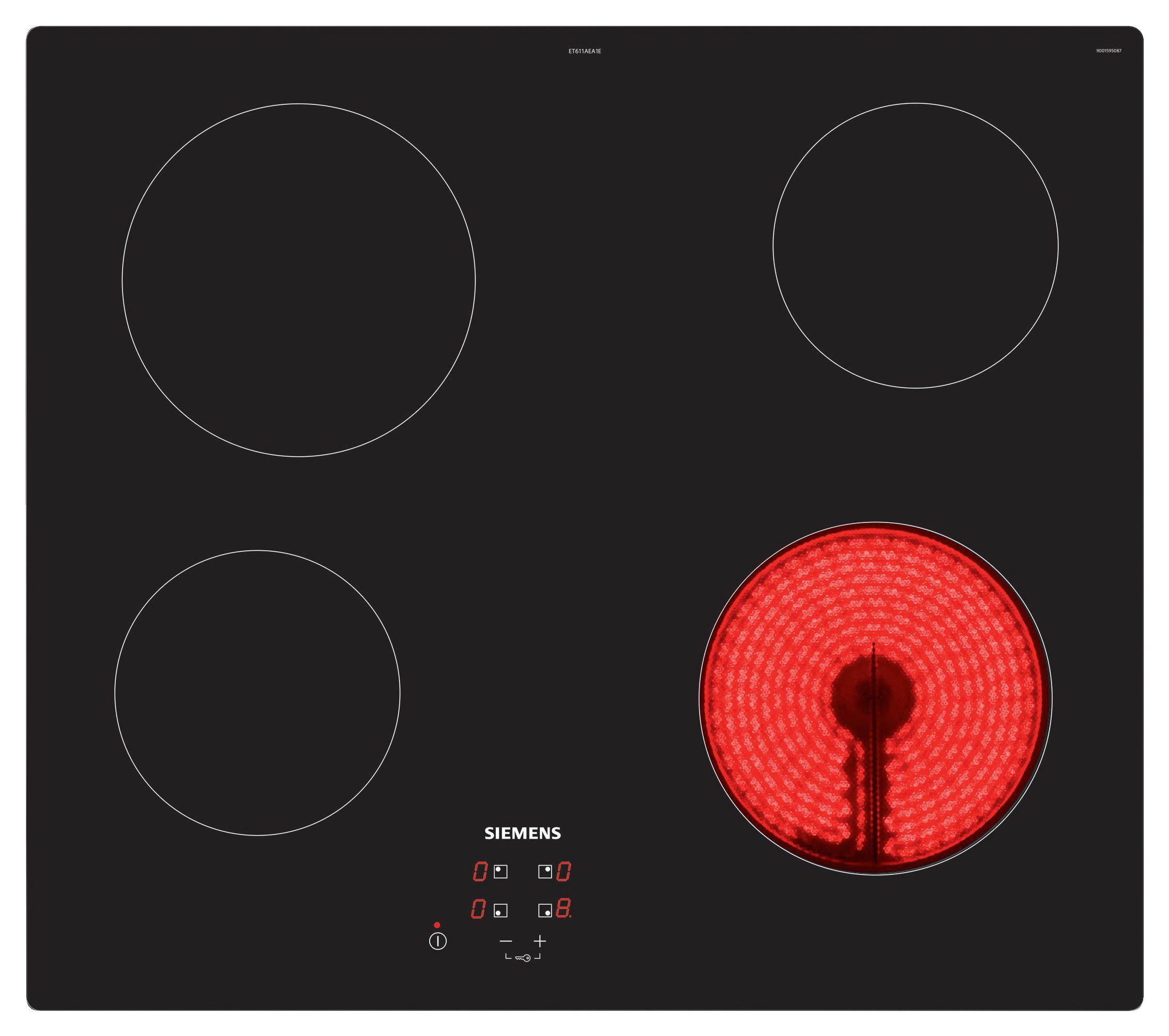 Glaskeramikkochfeld ET611AEA1E - KONVENTIONELL (59,2/4,5/52,2cm) - Siemens