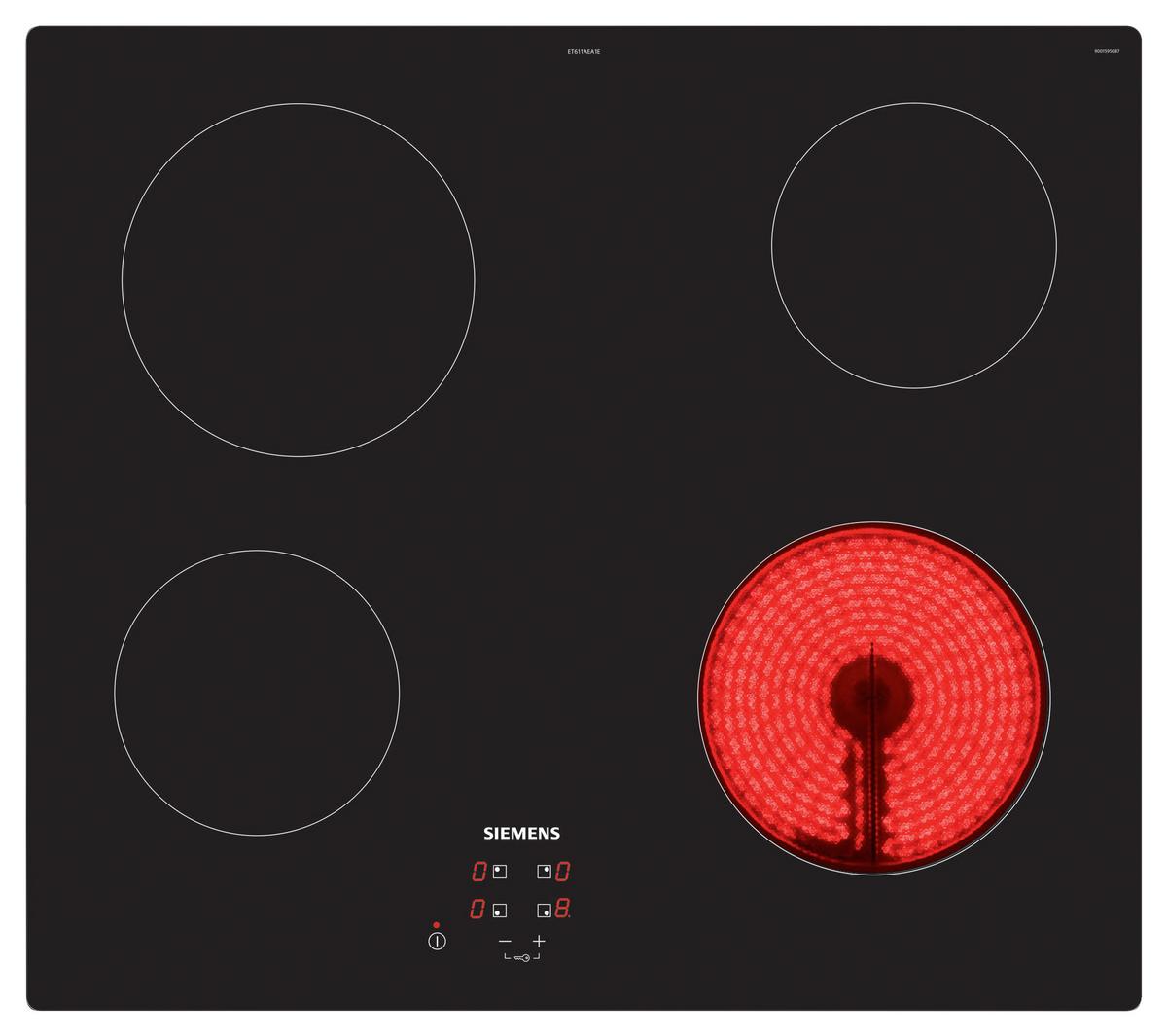 Glaskeramikkochfeld ET611AEA1E - KONVENTIONELL (59,2/4,5/52,2cm) - Siemens