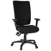 Pisarniški Stol Zenit High, Črna - črna, Basics, umetna masa/tekstil (56/130/45cm) - MID.YOU