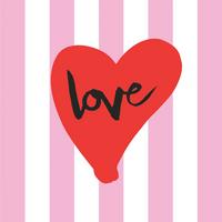 Serviette Love Multicolor ca. 17x17cm - Multicolor, KONVENTIONELL, Papier (17.5/17.5cm) - PPD