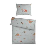 POŚCIEL NIEMOWLĘCA BAUERNHOF - zielony, Basics, tkanina (100/135cm) - Avelia
