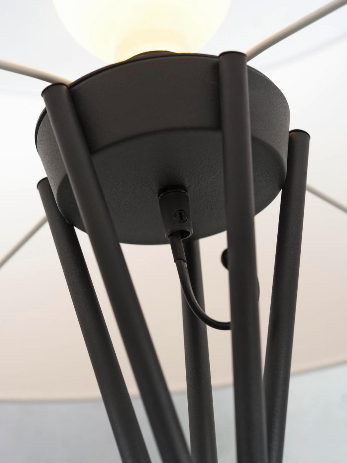 LAMPA STOJĄCA LIMA/F/B/6030/W - biały/czarny, Trend (61/61/175cm) - It's about Romi