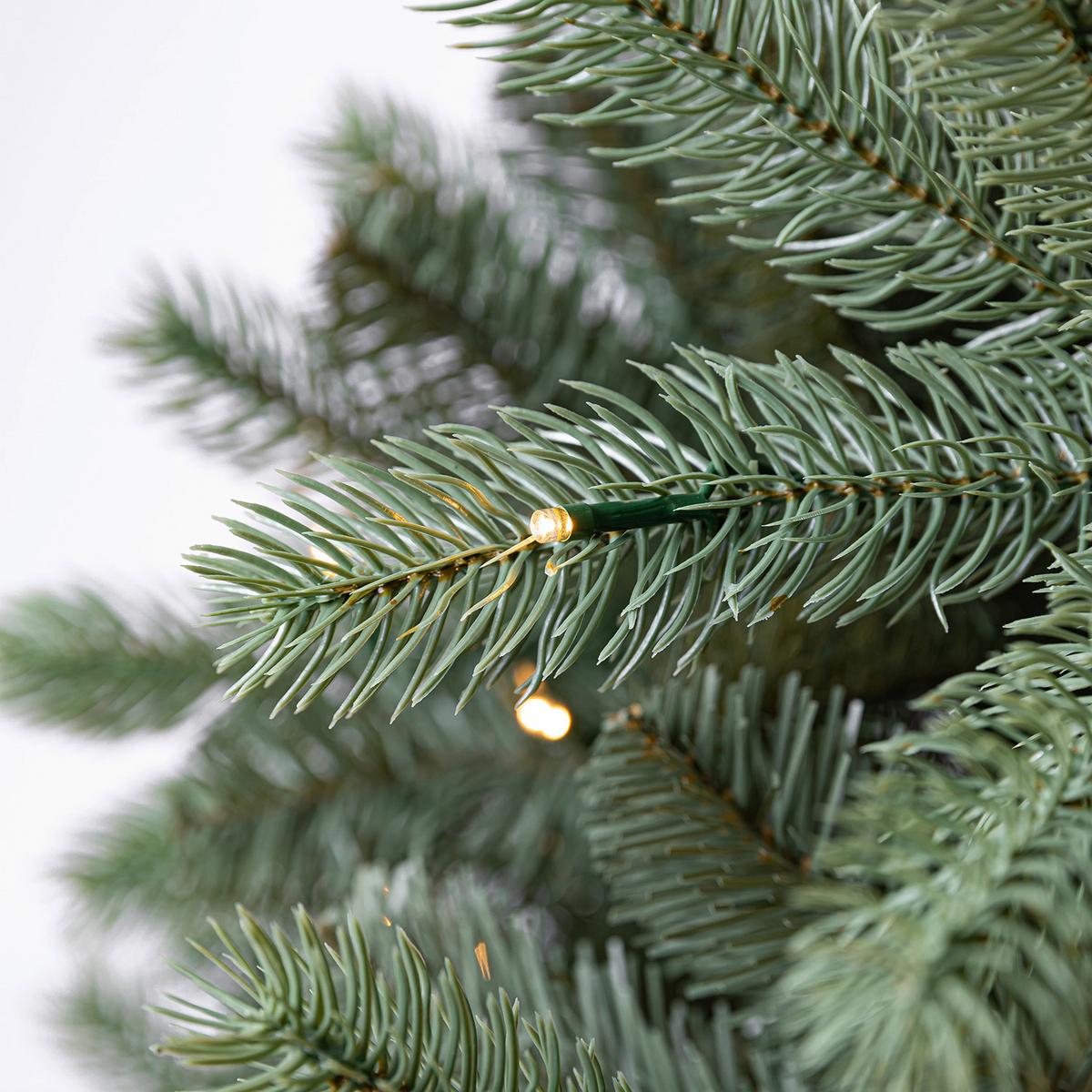 Weihnachtsbaum Evergreen Vermont Grün H: ca. 210cm - Waldgrün, Basics, Kunststoff (150/210cm)