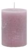 Stumpenkerze Lia in Mauve - Violett, MODERN (6,8/9cm) - Premium Living