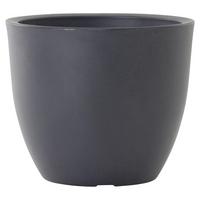 Pflanzentopf Anthrazit - Anthrazit, Basics, Kunststoff (40/30,7cm) - Siena Garden