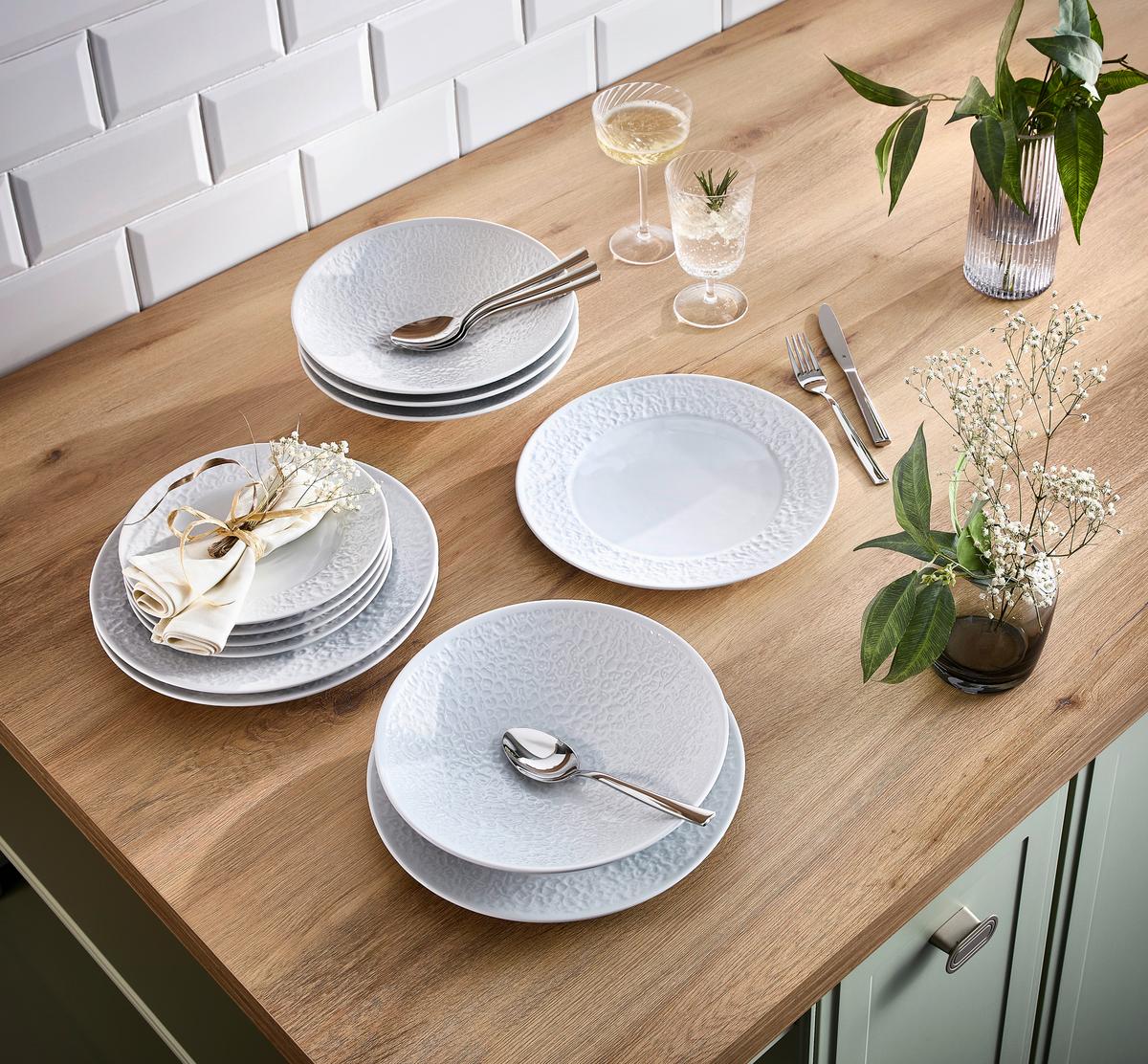 ZASTAWA STOŁOWA NORI HOME - biały, Basics, ceramika - Seltmann Weiden