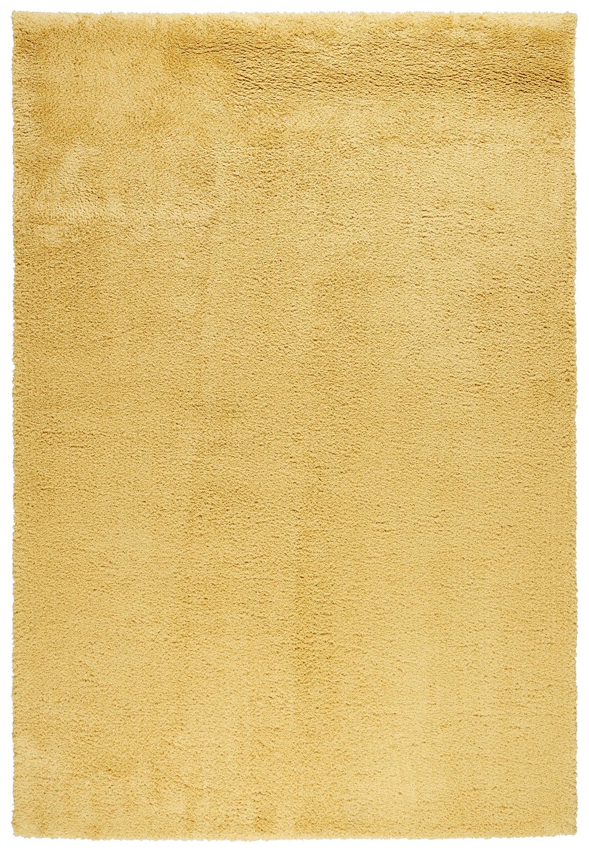 Shaggy Stefan in Gelb ca.120x170cm - Gelb, MODERN, Textil (120/170cm) - Mömax