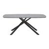 SOFFBORD BLACKY - svart, Modern, metall/glas (110/60/45cm) - Mömax