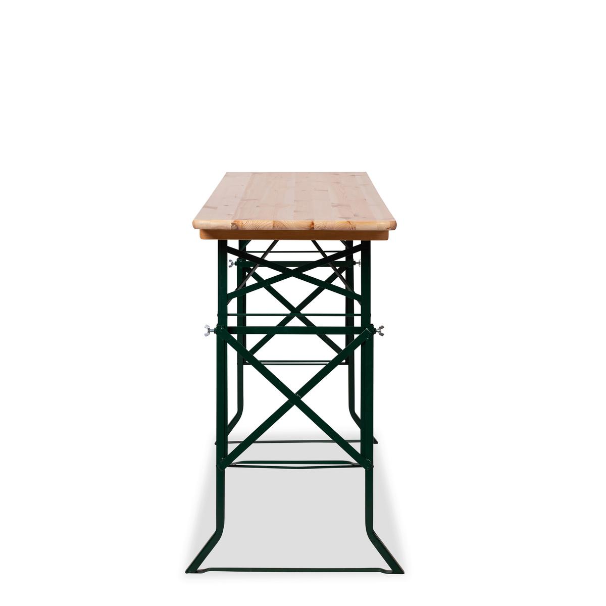 Erhöhungsset für Biertischgarnitur - Grün, Basics, Metall (68/78/4cm) - Gardenson
