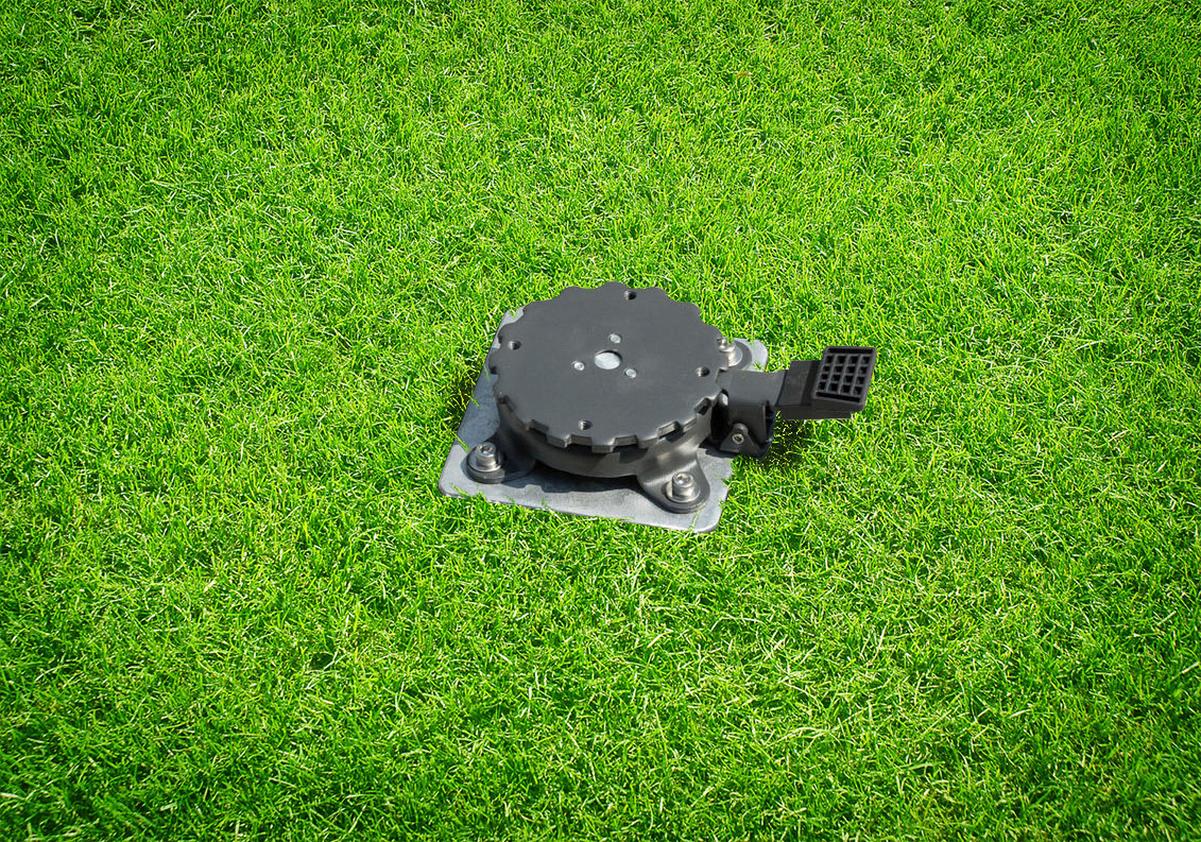 Schneider Universal Bodenhülse für Sonnenschirm ca. 16x58cm - Silberfarben, Basics, Metall (16/58cm) - Schneider