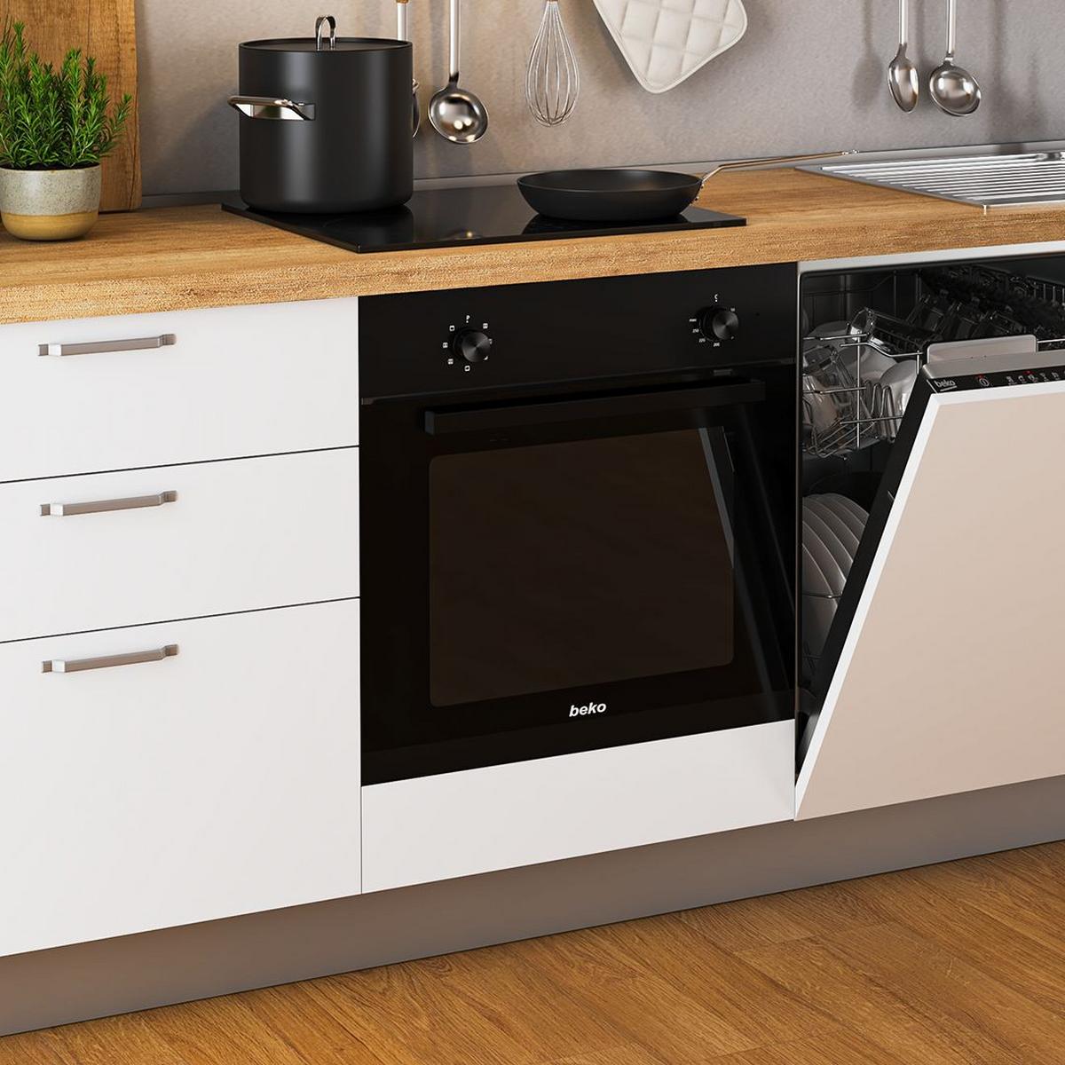 Blok Kuhinja S Aparatima Kira - bijela, Moderno, drvni materijal (240/216/60cm) - Modern Living