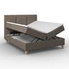 BOXSÄNG MONZA - brun/ekfärgad, Modern, trä/textil (140/200cm) - Bessagi Home