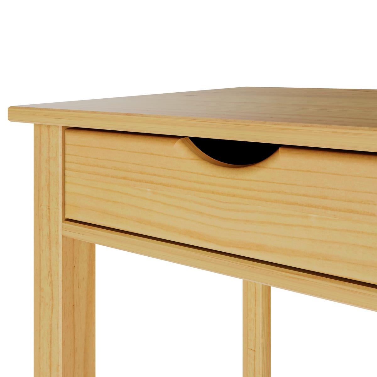 BIURKO GAVA NATUR - kolor naturalny, Konventionell, drewno (120/60/80cm) - MID.YOU