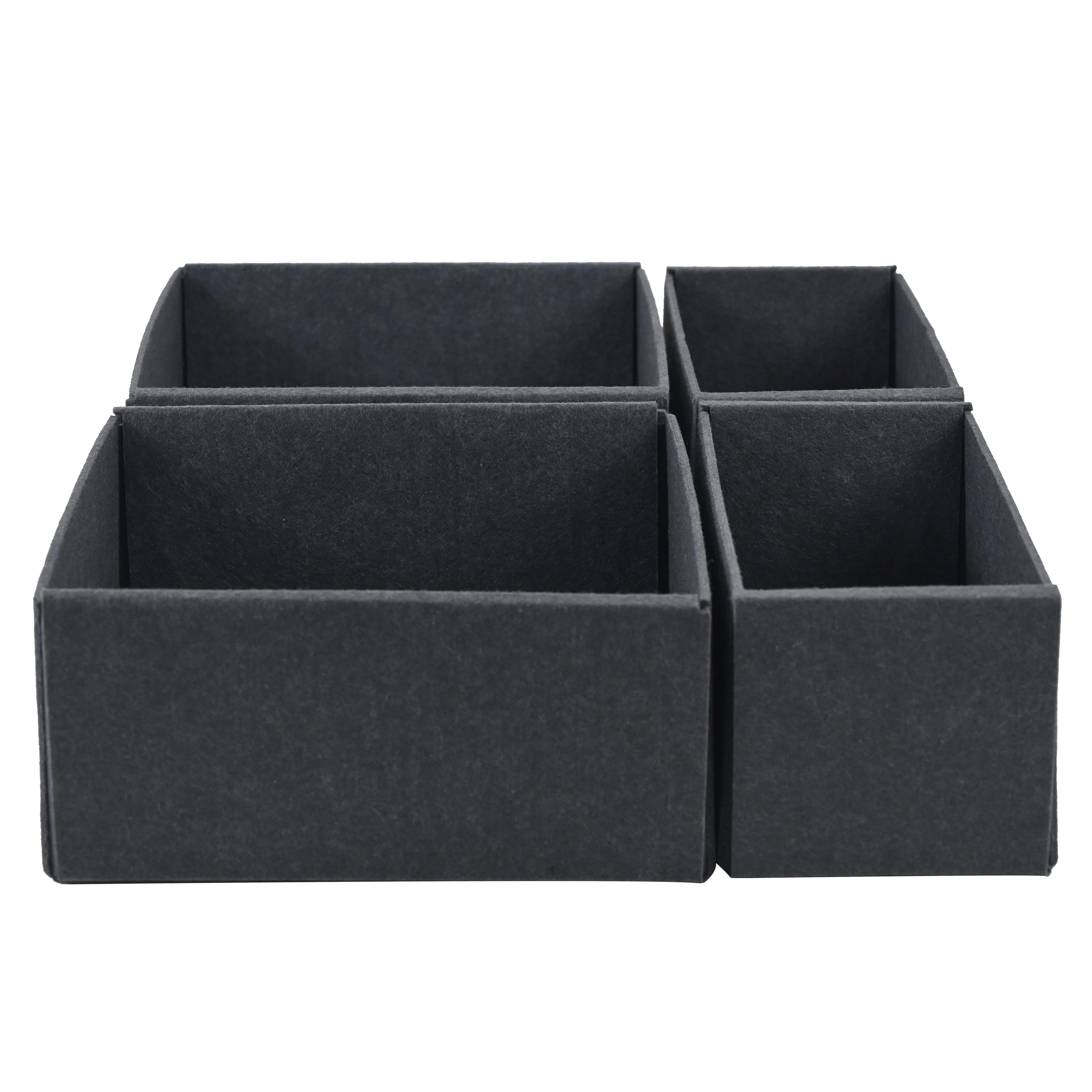 MINIBYRÅ UNIT - S -EXT- - grå, Klassisk, textil (22,5/21,5/10,5cm) - Mömax