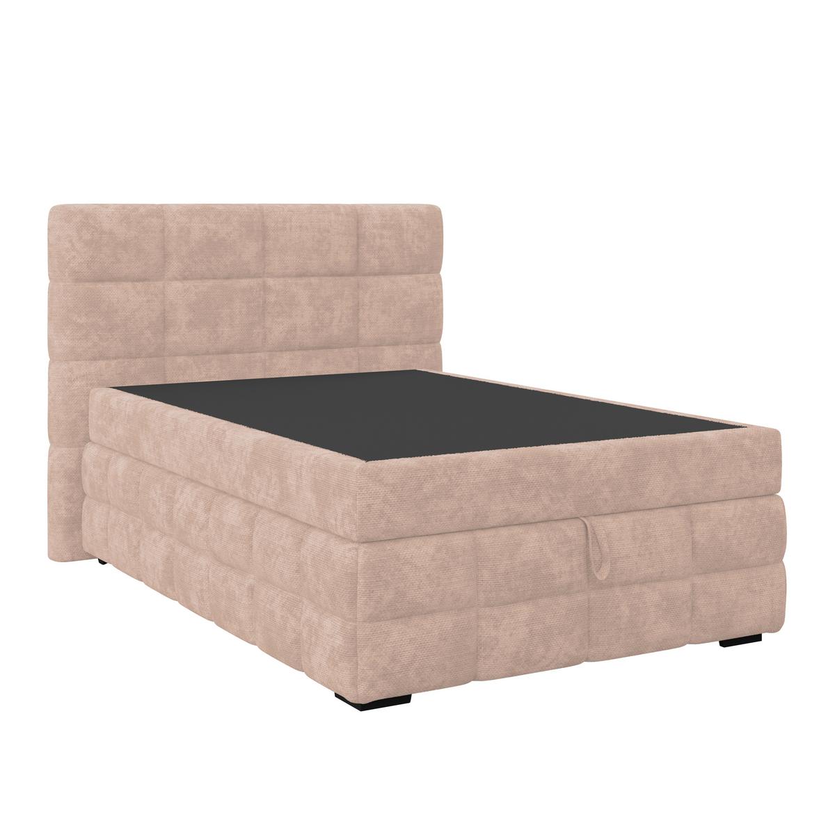 PAT BOX VEGA - bej/alb, Trend, lemn/textil (120/200cm) - Modern Living