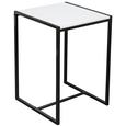Mizica Bali - črna/bela, Moderno, kovina/leseni material (39/58/39cm) - Mömax modern living Mizica Bali - črna/bela, Moderno, kovina/leseni material (39/58/39cm) - Mömax modern living