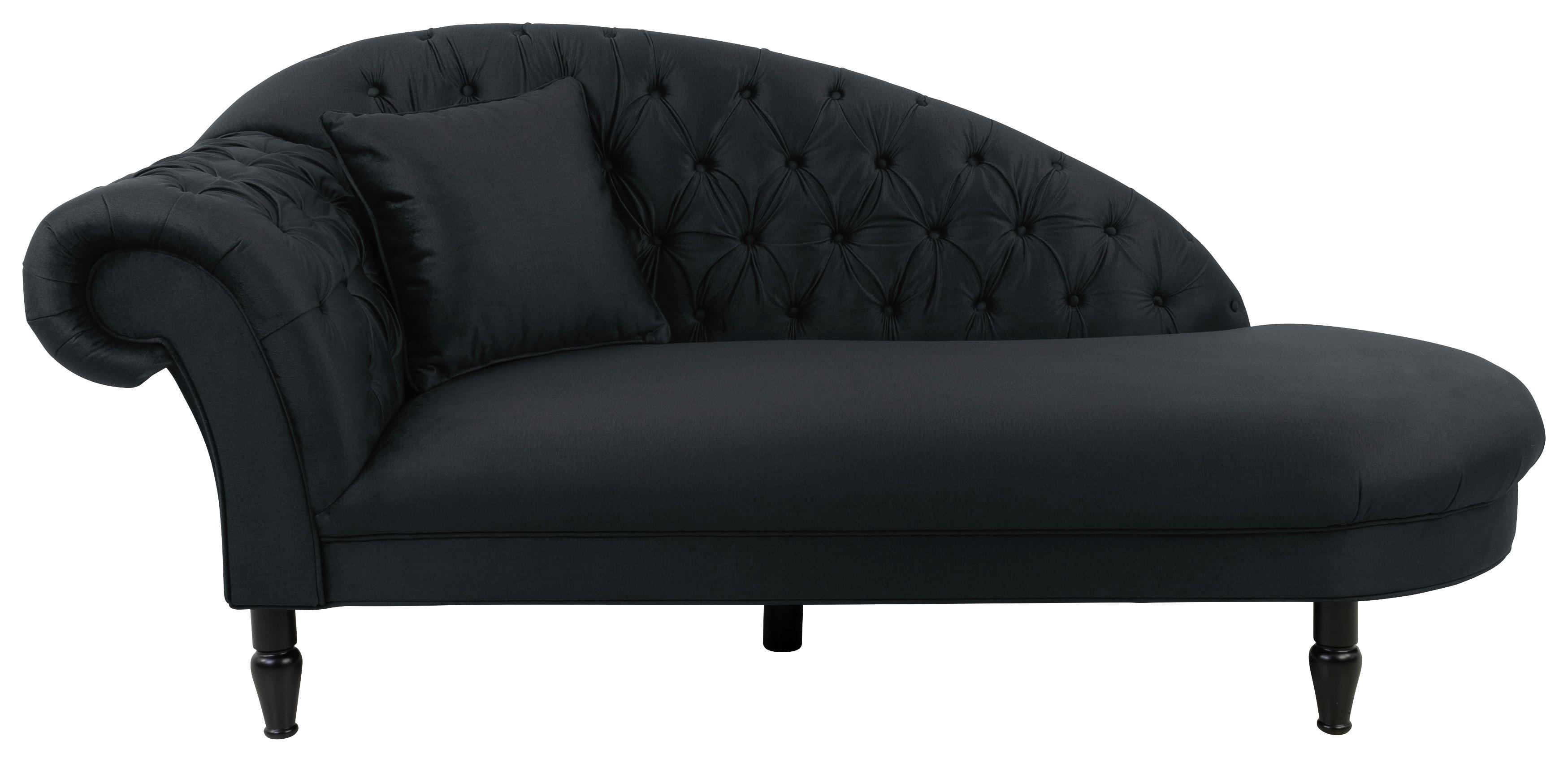 Damski Ležaj Cupido - crna/antracit, Design, tekstil/drvo (216/91/103cm) - Mömax