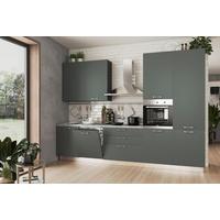 Blok Kuhinja S Aparatima Glen - zelena/antracit, Moderno, drvni materijal/metal (330/240/60cm) - Modern Living